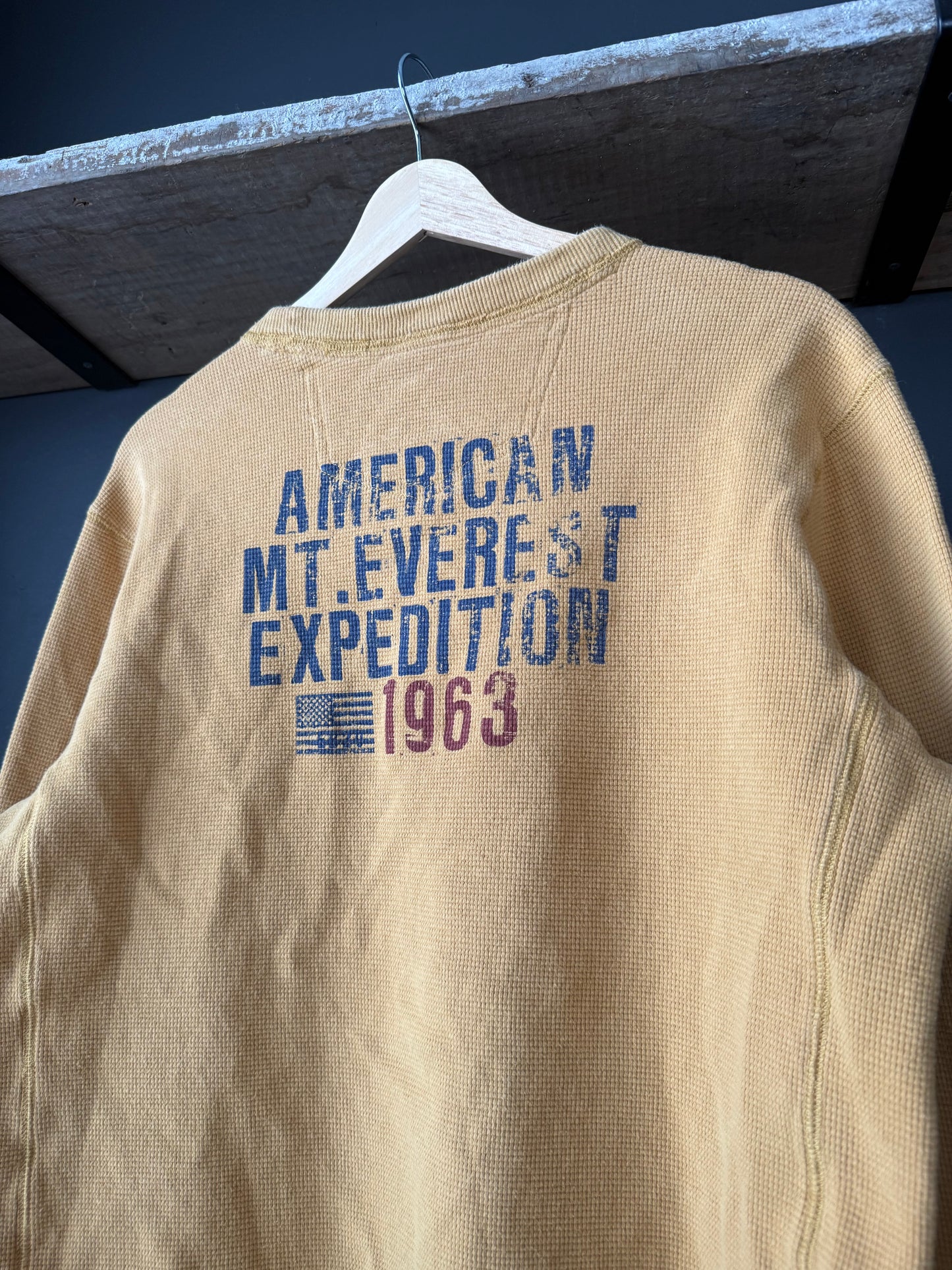 00s Eddie Bauer Yellow Thermal - Medium