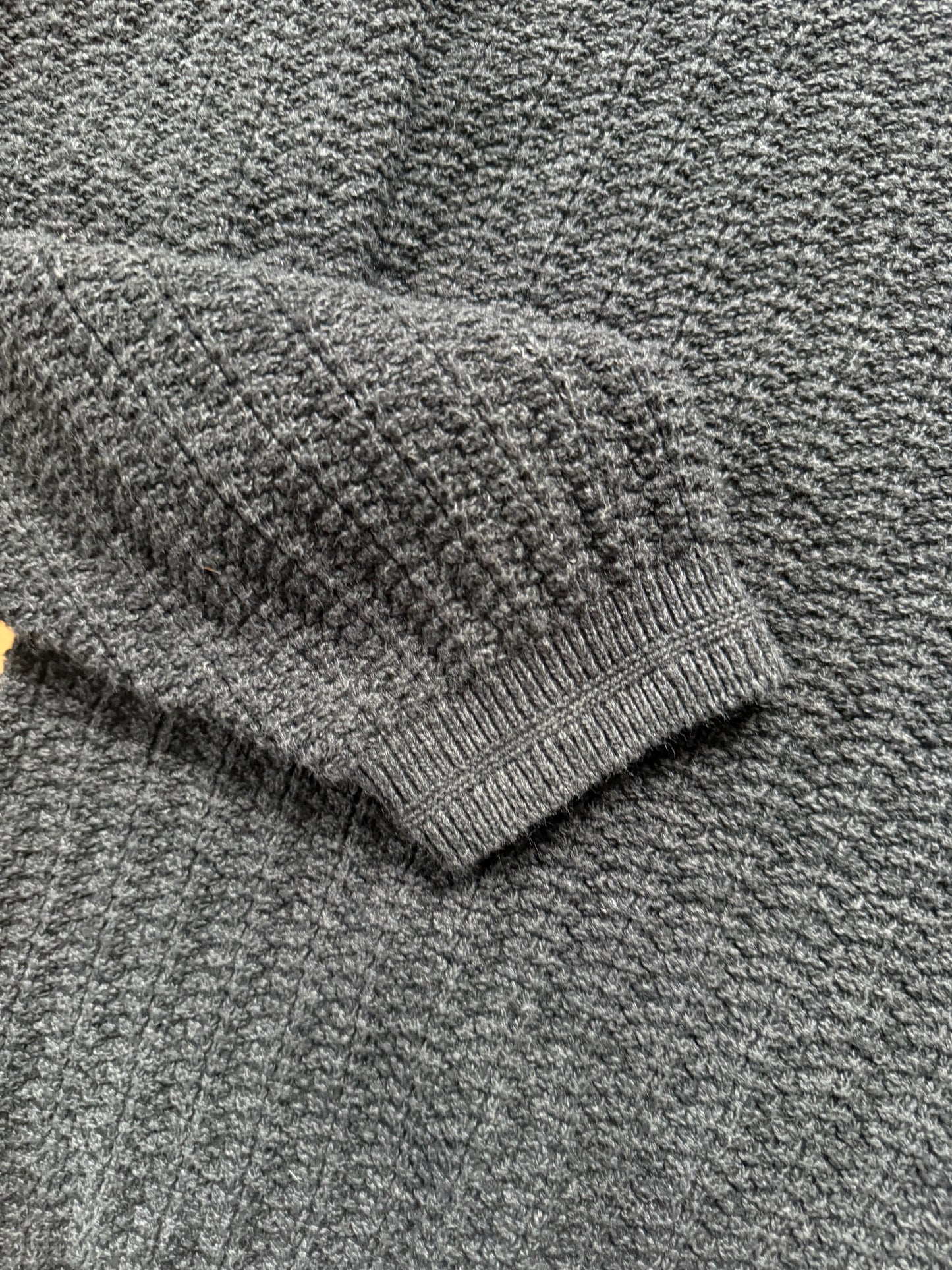 90s Black Knit Sweater - XL