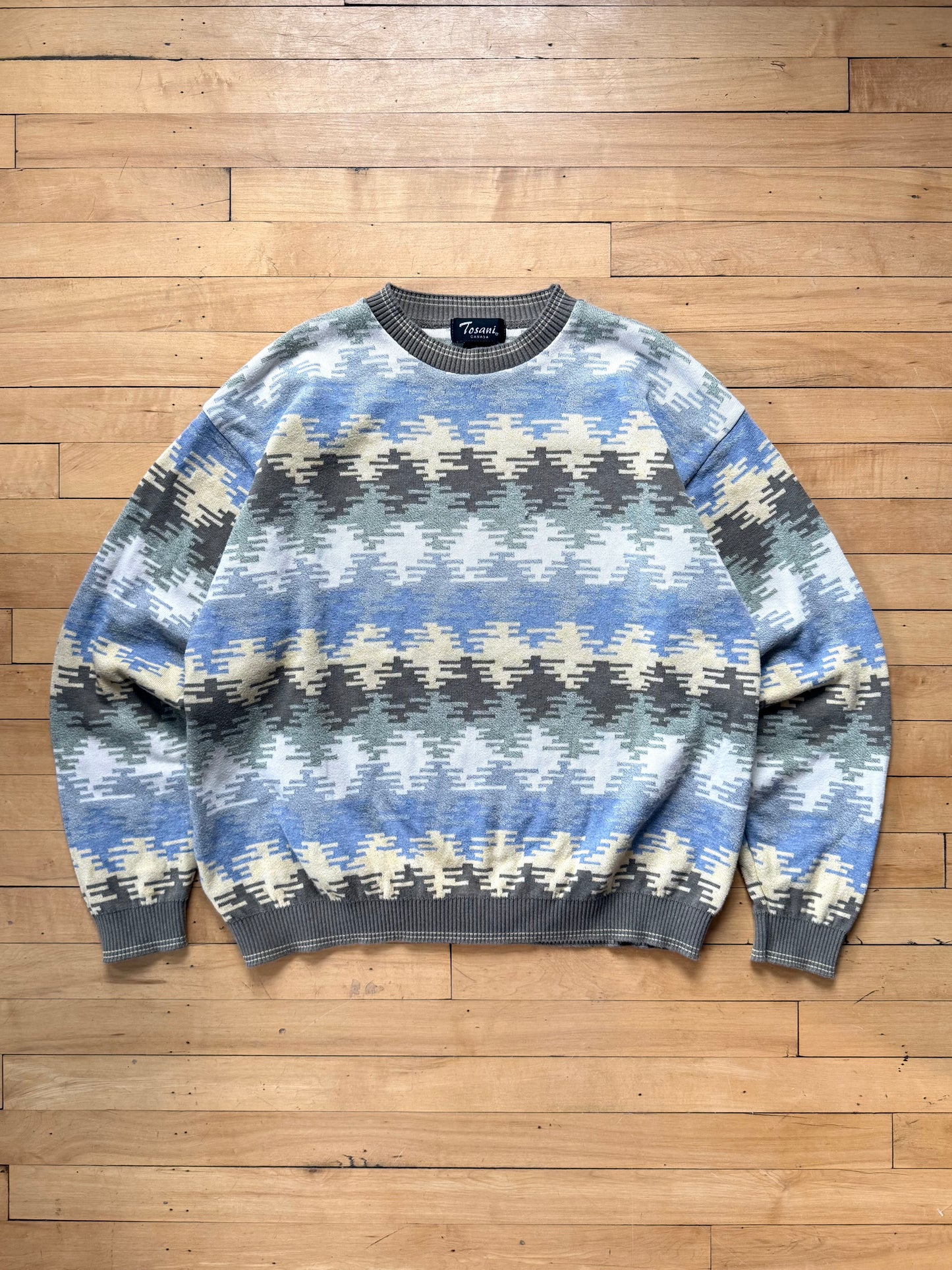 90s Tosani Digital Camo Sweater - XL