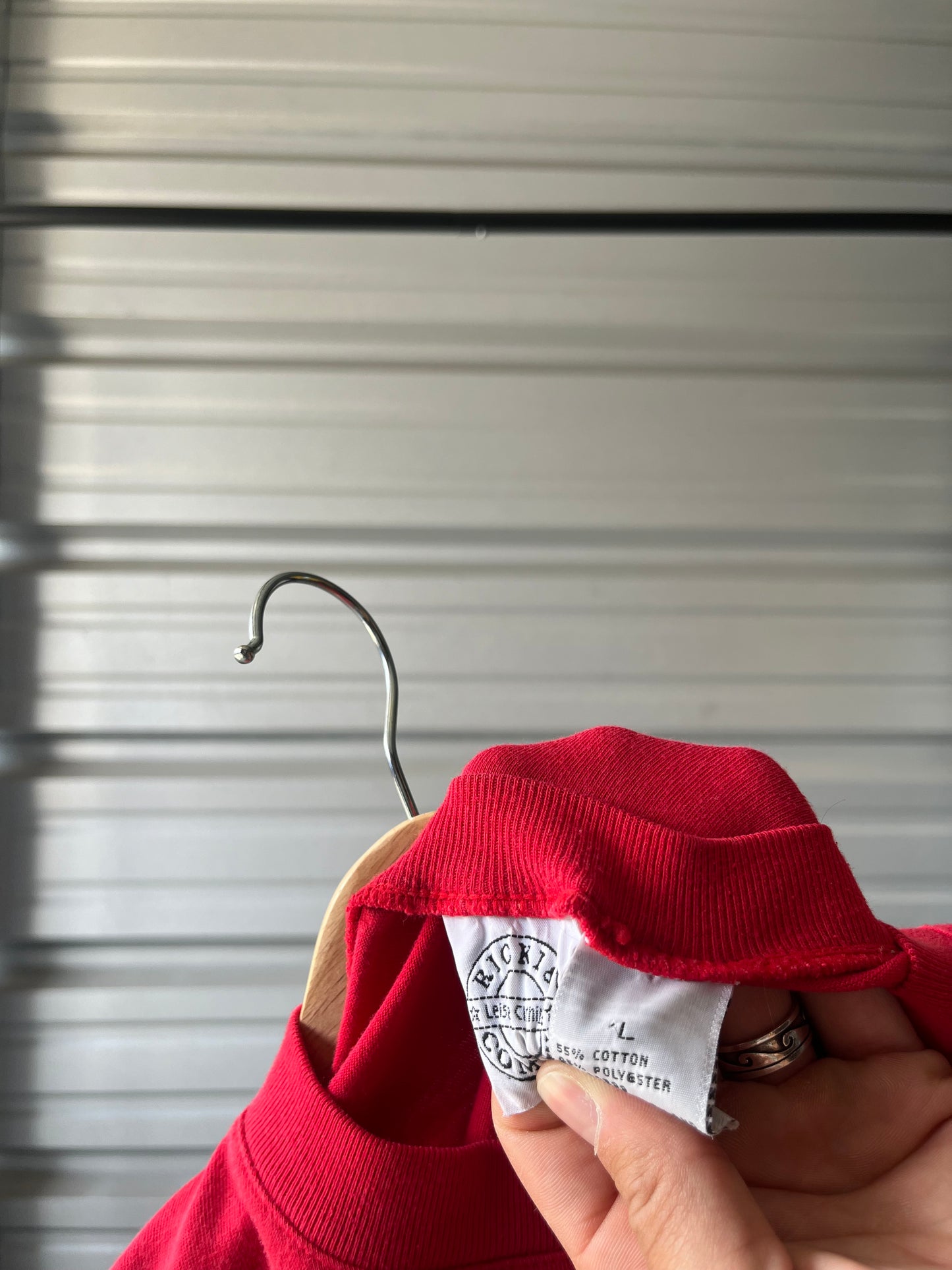 Vintage Red Pocket T-Shirt - Medium
