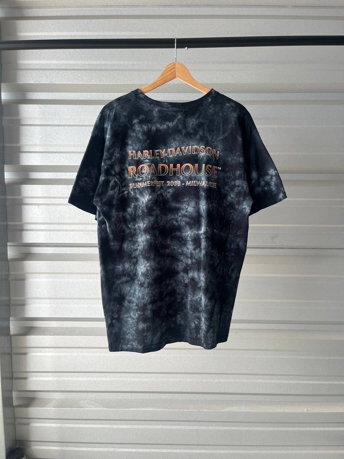 Vintage Harley Davidson Flames T-Shirt - Large