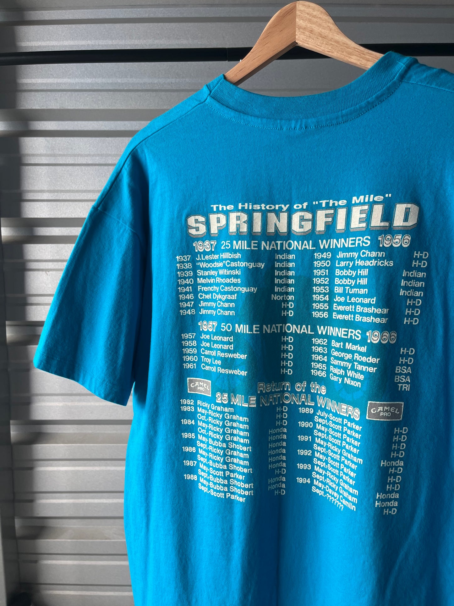 Vintage Harley Davidson Racing T-Shirt - XL