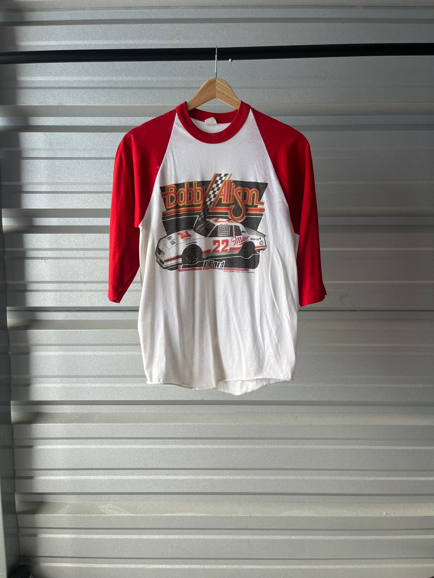 1980s Bobbi Allison Raglan T-Shirt - Medium