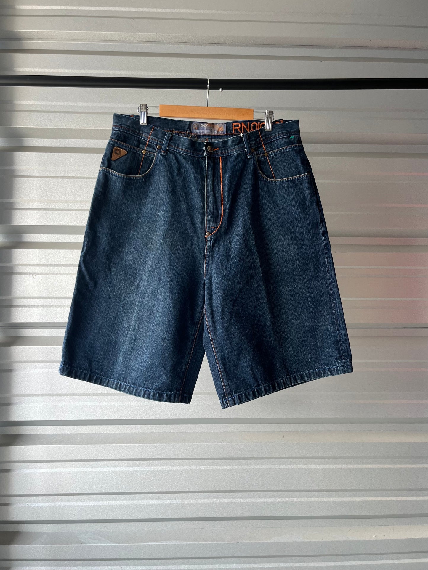 Vintage Akdmks Baggy Denim Shorts - 36
